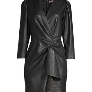 Adorable Rebecca Taylor vegan leather dress